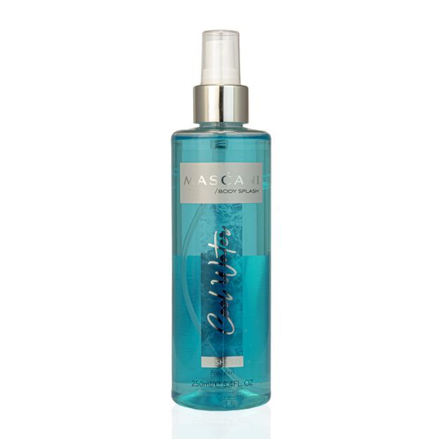 بادی اسپلش مدل COOL WATER مناسب آقایان غنی شده با برگ آلوئه باربادنسیس ، رایحه دریایی و خنک